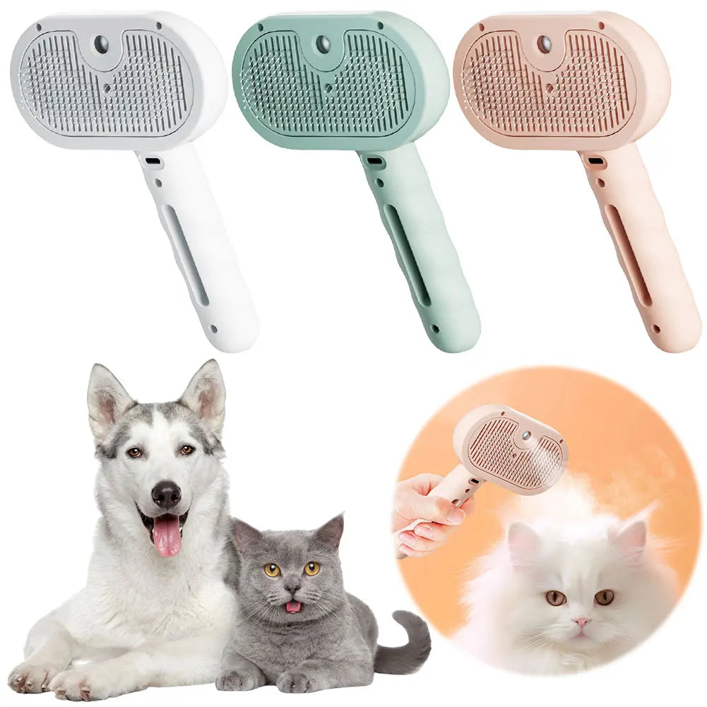 3 in 1 Cat/Dog Steam Brush